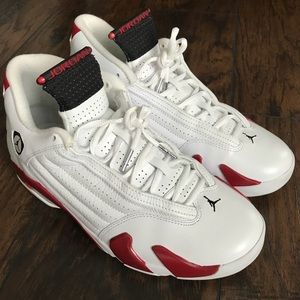 Jordan Retro 14 9.5 Candy Cane 487471 101